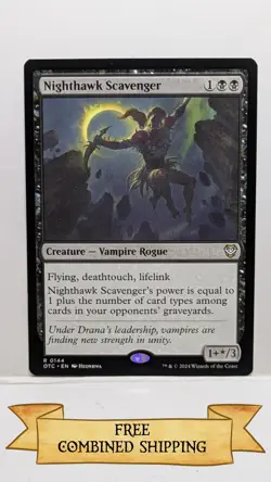 Nighthawk Scavenger Commander: Outlaws of Thunder Junction Regular - Image 1