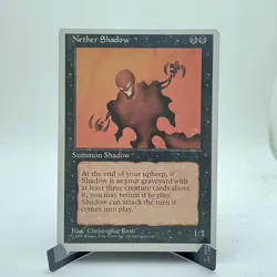 MTG Nether Shadow Fourth Edition 4ED Rare LP Lightly Played Magic English - Image 1