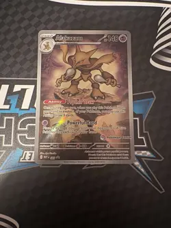 Pokemon Mega Evolutions Pokemon Center Alakazam Promo Near Mint - Image 1