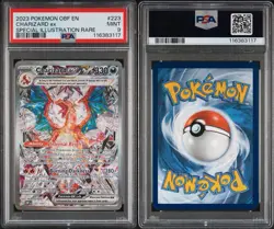 Pokemon TCG Charizard EX SIR Obsidian Flames 223/197 Full Art Secret Rare PSA 9 - Image 3