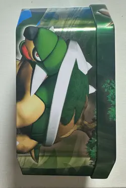 POKEMON 2007 Holiday Diamond & Pearl TORTERRA TIN EMPTY Metal Storage - Image 3