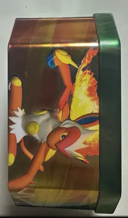 POKEMON 2007 Holiday Diamond & Pearl TORTERRA TIN EMPTY Metal Storage - Image 5