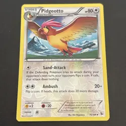 Pidgeotto 76/106 Reverse Holo Uncommon XY: Flashfire Pokemon TCG LP 2014 - Image 1