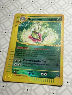 Pokemon Expedition Base Set Meganium 18/165 Reverse Holo LP - Image 1
