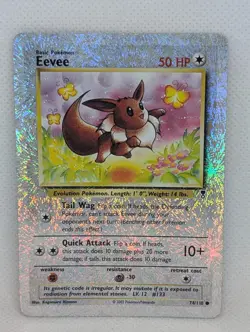 Pokemon Eevee Legendary Collection Reverse Holo Rare Pokemon TCG Nintendo MP+ - Image 1