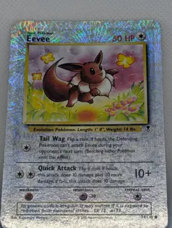 Pokemon Eevee Legendary Collection Reverse Holo Rare Pokemon TCG Nintendo MP+ - Image 3
