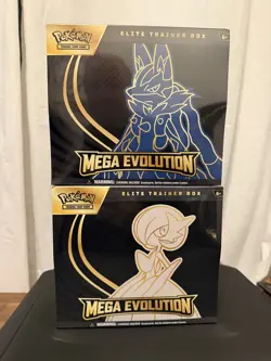 Pokemon TCG Mega Evolution ETBs - (SET 2) 1 Lucario and 1 Gardevoir - Image 1