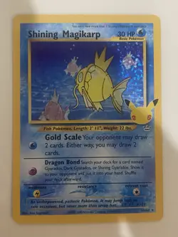 Shining Magikarp 66/64 Celebrations: Classic Collection Holo Mint Pokemon TCG - Image 1