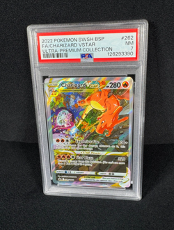2022 Pokemon Charizard VSTAR UPC Full Art Black Star Promo 2022 #262 PSA 7 NM - Image 2