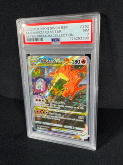 2022 Pokemon Charizard VSTAR UPC Full Art Black Star Promo 2022 #262 PSA 7 NM - Image 3