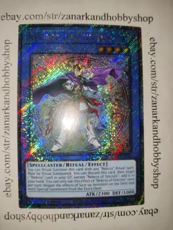 Yugioh Nekroz of Unicore 1st Edition Platinum Secret Rare RA03-EN262 - Image 1