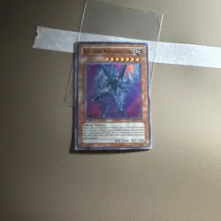 Yugioh Evil HERO Malicious Edge GLAS-EN003 Super Rare 1st Edition NM - Image 1