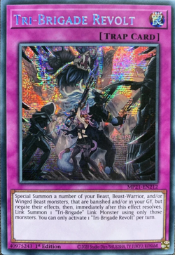 Tri-Brigade Revolt - MP21-EN212 - Prismatic Secret Rare - 1st Edition Yugioh TCG - Image 1