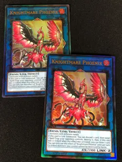 Yugioh Knightmare Phoenix RA03-EN042 1st Ultimate x2 (NM) - Image 1