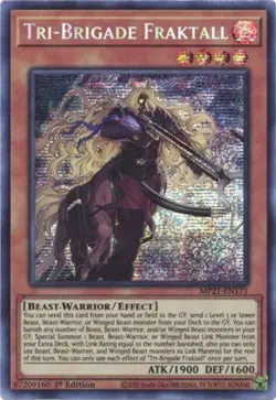 Tri-Brigade Fraktall - MP21-EN171 - Prismatic Secret Rare 1st Edition YuGiOh TCG - Image 1