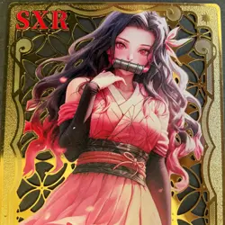 WES - Goddess Story Gold METAL Card - NO Serial Number - Demon Slay Girl Anime - Image 2
