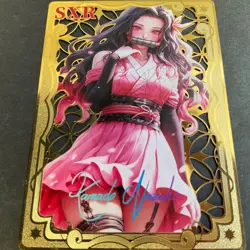 WES - Goddess Story Gold METAL Card - NO Serial Number - Demon Slay Girl Anime - Image 4