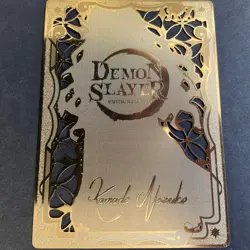 WES - Goddess Story Gold METAL Card - NO Serial Number - Demon Slay Girl Anime - Image 5
