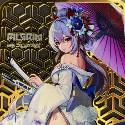 WES - Goddess Story Gold METAL Card - NO Serial Number Card - Anime Girl Nikke - Image 2