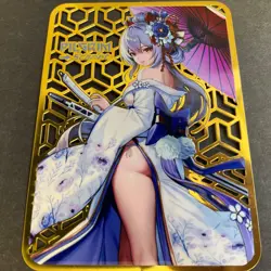 WES - Goddess Story Gold METAL Card - NO Serial Number Card - Anime Girl Nikke - Image 4