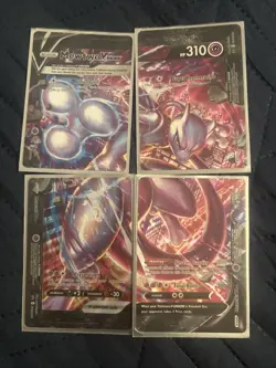 Mewtwo V-UNION [Set of 4] SWSH: Sword & Shield Promo Cards Holo - Image 1