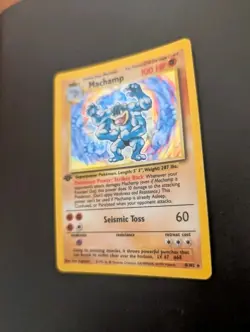 Pokemon TCG Cards 1st Edition Machamp 8/102 Base Set Holo Rare LP - Image 4