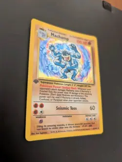 Pokemon TCG Cards 1st Edition Machamp 8/102 Base Set Holo Rare LP - Image 5