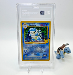 Pokemon TCG Blastoise 2/102 Celebrations 25th Classic TAG 10 Gem Mint Card PSA - Image 1