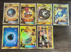 Pokemon TCG - Full Art Secret Gold Trainer 7 Card Lot - 2016-2019 Sets NM/LP - Image 1
