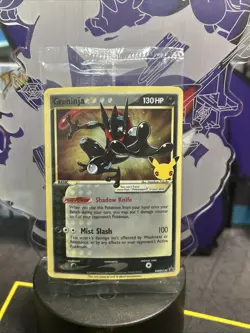 Pokemon TCG Greninja Gold Star SWSH144 Celebrations Card Sealed Mint - Image 1