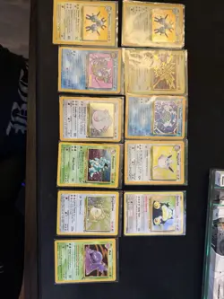 Pokemon Trading Card Game Collection - 11 Card Lot Of Vintage Holos - Image 1