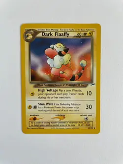 Dark Flaaffy 1ST EDITION Neo Destiny Set 34/105 Uncommon Pokemon Card LP - Image 1