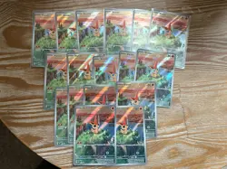 Pokemon TCG Victini Black Bolt & White Flare Promo Card NM Lot Of 17 - Image 1