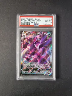 PSA 10 115/189 Grimmsnarl VMAX Darkness Ablaze Sword & Shield Pokemon Card TCG - Image 1