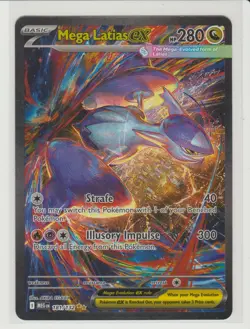 Mega Latias ex Special Illustration Rare Pokemon Card MEG 181/132 - Image 1