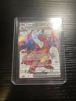 Pokemon TCG Charizard EX SVP056 Black Star Holo Promo Card - Image 1