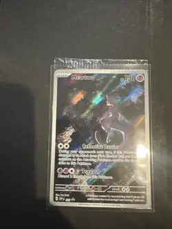 Mewtwo ex SVP 52 Black Star Promo Full Art Pokemon Card SV 151 - Image 1