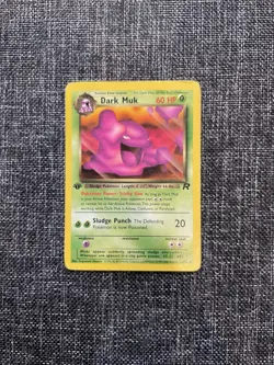 Dark Muk 41/82 Pokemon Team Rocket 1st edition Pokemon TCG Card LP - Image 1
