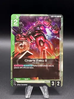 Char’s Zaku II (GD01-026) (NM) - Gundam Card Game - Newtype Rising (ENG) - Image 1