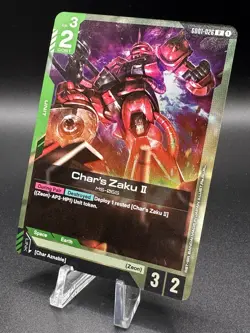 Char’s Zaku II (GD01-026) (NM) - Gundam Card Game - Newtype Rising (ENG) - Image 3