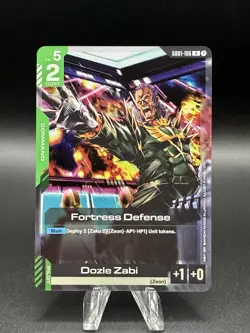 Fortress Defense (GD01-106) (NM) - Gundam Card Game - Newtype Rising (ENG) - Image 1