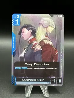 Deep Devotion (GD01-101) (NM) - Gundam Card Game - Newtype Rising (ENG) - Image 1