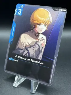 A Show of Resolve (GD01-100) (NM) - Gundam Card Game - Newtype Rising (ENG) - Image 3