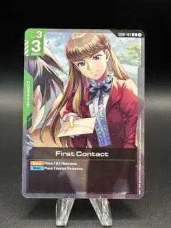 First Contact (GD01-107) (NM) - Gundam Card Game -Newtype Rising (ENG) - Image 1