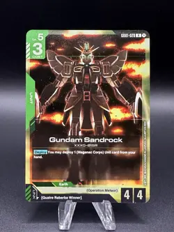 Gundam Sandrock (GD01-028) (NM) - Gundam Card Game - Newtype Rising (ENG) - Image 1