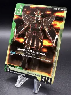 Gundam Sandrock (GD01-028) (NM) - Gundam Card Game - Newtype Rising (ENG) - Image 3