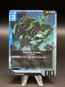 Noin’s Aries (GD01-007) (NM) - Gundam Card Game - Newtype Rising (ENG) - Image 1