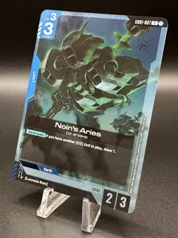 Noin’s Aries (GD01-007) (NM) - Gundam Card Game - Newtype Rising (ENG) - Image 3