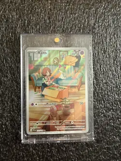 Pokemon TCG Ralts Scarlet & Violet Holo Illustration Rare Card 211/198 Base Set - Image 1