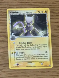 Pokemon Cards Mewtwo Ex Holon Phantoms /110 Rare - Image 1